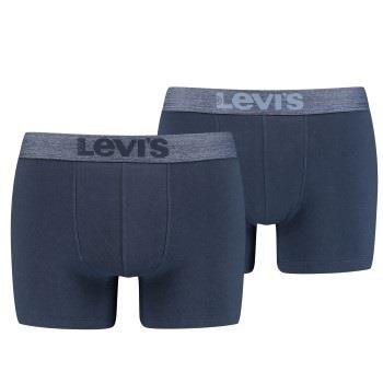 Levis 2P Organic Cotton Base Boxer Marine bomull Large Herre