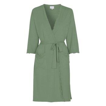 Damella Viscose Plain Wave Robe Lysegrønn Bambus Small Dame