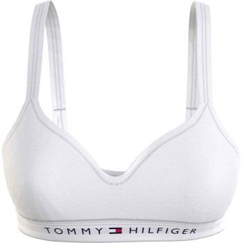 Tommy Hilfiger BH Bralette Lift Hvit økologisk bomull Large Dame