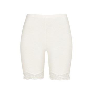 Damella Bamboo Lace Shorts Hvit ull X-Large Dame