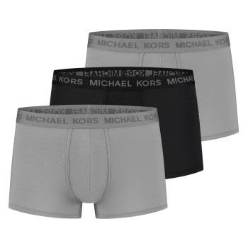 Michael Kors 3P Supreme Touch Trunks Grå/Svart Medium Herre