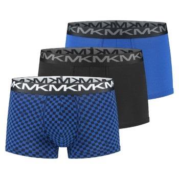 Michael Kors 3P Stretch Factor Trunks Blå bomull X-Large Herre