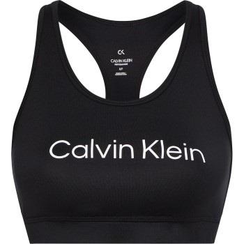 Calvin Klein BH Sport Essentials Medium Support Bra Svart polyester Sm...