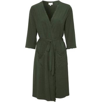 Damella Viscose Plain Wave Robe CL1 Oliven Bambus Small Dame