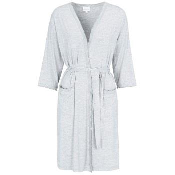 Damella Viscose Plain Wave Robe CL2 Lysgrå Bambus Large Dame