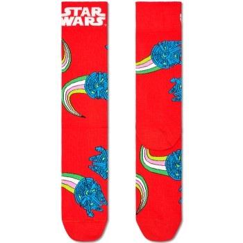 Happy socks Strømper Star Wars Millennium Falcon Sock Rød bomull Str 3...