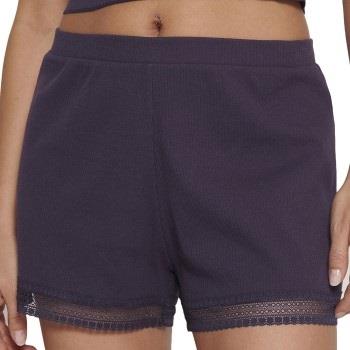 Sloggi GO Ribbed Short Mørkelilla bomull Medium Dame