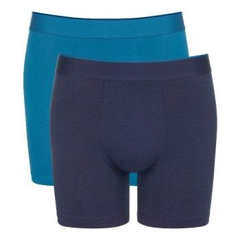 Sloggi 2P Men Ever Airy Short CP2 Marine/Blå bomull Large Herre