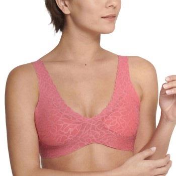 Sloggi BH ZERO Feel Lace 2.0 Bralette Rosa X-Large Dame