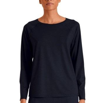 Calida DSW Balancing Long Sleeve Shirt Mørkblå modal Large Dame