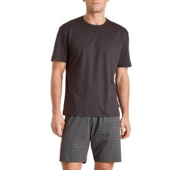 Calida Relax Streamline 2 Short Pyjamas Brun mønstret bomull X-Large H...