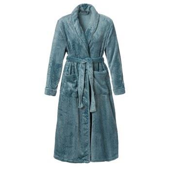 Trofe Braid Fleece Robe Turkis polyester XX-Large Dame