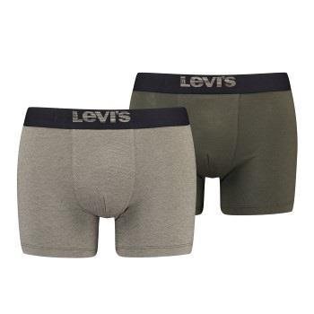 Levis 2P Men Optical Illussion Boxer Brief Khaki bomull X-Large Herre