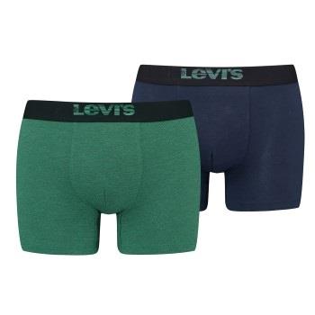 Levis 2P Men Optical Illussion Boxer Brief Grønn Mønster bomull Medium...