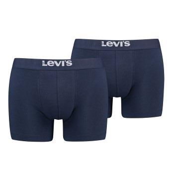 Levis 2P Men Solid Basic Boxer Brief Marine bomull XX-Large Herre