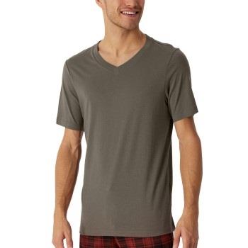 Schiesser Mix Plus Relax T Shirt Brun 56 Herre