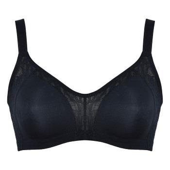 NATURANA BH Powerlace Minimizer Sidesmoother Soft Bra Svart D 80 Dame