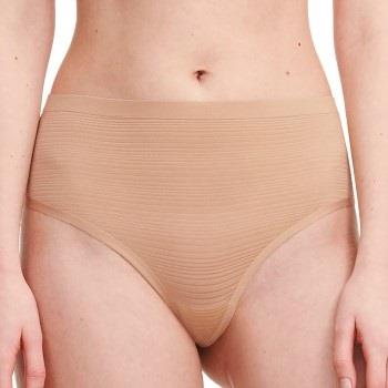 Chantelle Truser Soft Stretch Bottoms Thong Beige nylon One Size Dame