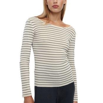 Marc O Polo Long Sleeve Top Benhvit Small Dame