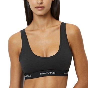 Marc O Polo Scoop Neck Bralette BH Svart bomull Small Dame