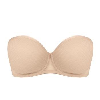 Freya BH Tailored Underwire Moulded Strapless Bra Beige B 75 Dame