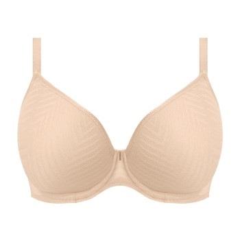 Freya BH Tailored Uw Moulded Plunge T-Shirt Bra Beige C 80 Dame