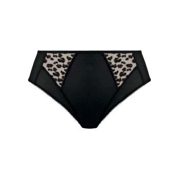 Elomi Truser Namrah High Leg Brief Svart polyamid Medium Dame