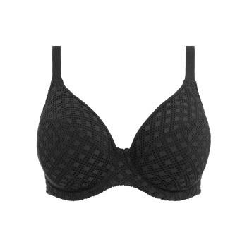 Elomi Bazaruto Underwire Plunge Bikini Top Svart polyamid F 95 Dame