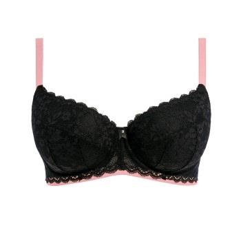 Freya BH Off Beat UW Padded Half Cup Bra Svart I 70 Dame