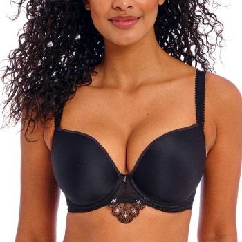 Freya BH Loveland UW Moulded Plunge Tshirt Bra Svart H 70 Dame