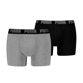 Puma 2P Men Everyday Basic Boxer Svart/Grå bomull XX-Large Herre