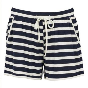 Missya Softness Shorts Marine Stripet modal Small Dame