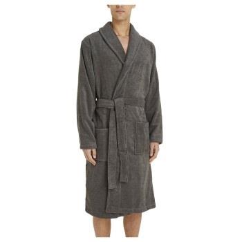 Tommy Hilfiger Cotton Towelling Bathrobe Grå bomull Medium Herre