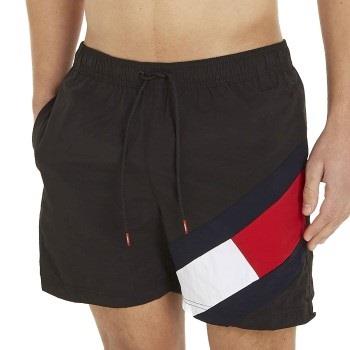 Tommy Hilfiger Badebukser Solid Flag Swim Shorts Svart nylon X-Large H...