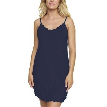 Damella Bamboo Nightdress Without Sleeves Marine Bambus Small Dame