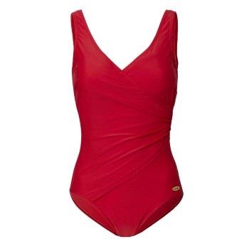 Damella Julia Basic Swimsuit Rød 38 Dame