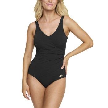 Damella Julia Chlorine Resistant Swimsuit Svart polyamid 42 Dame