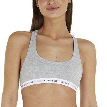 Tommy Hilfiger BH Icons Unline Bralette Lysgrå X-Large Dame