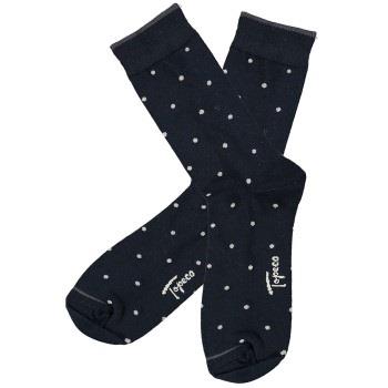 Topeco Strømper Men Bamboo Socks Marine Str 45/48 Herre