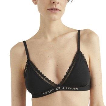 Tommy Hilfiger BH Lace Unlined Triangle Bra Svart Medium Dame