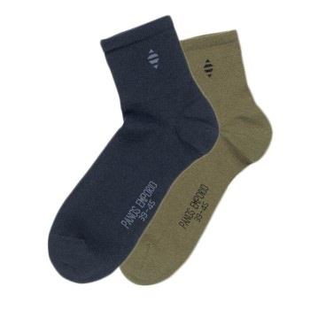 Panos Emporio Strømper 2P Michael Cottom Quarter Socks Mixed One Size ...