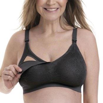 Anita BH Maternity Essential Lace Nursing Bralette Mørkgrå  Small Dame