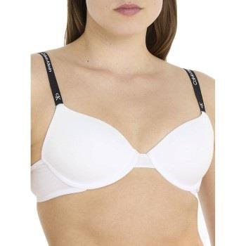 Calvin Klein BH CK96 T-Shirt Bra Hvit bomull G 75 Dame