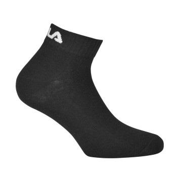 FILA Strømper 3P Quarter Plain Socks Svart Str 43/46