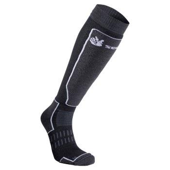 Seger Strømper Alpine Mid Advance Junior Sock Svart/Grå Str 31/33 Barn