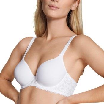 Calida BH Natural Comfort Lace Bra Hvit polyamid A 90 Dame