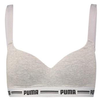 Puma BH Iconic Padded Top Grå X-Large Dame