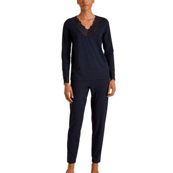 Calida Elegant Dreams Pyjama Mørkblå modal Small Dame