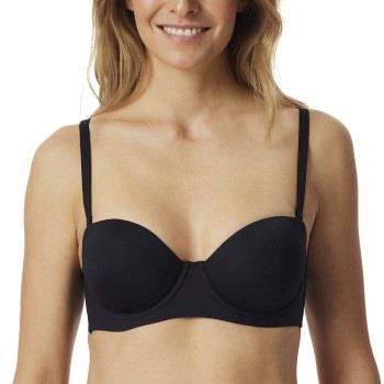 Schiesser BH Bandeau Bra Svart A 75 Dame