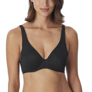 Schiesser BH Spacer Wired Bra Svart polyamid D 95 Dame